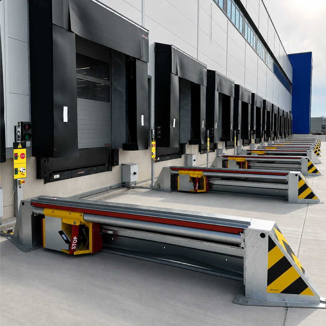 Montage StopTruck-Anlage Logistikzentrum Leipzig
