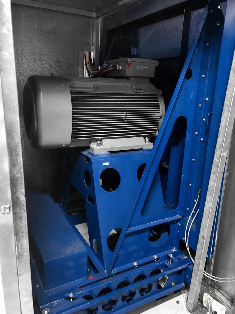 Lüfterlager-Tausch Lackieranlage Offenbach – Einsatzfoto Omega Mounting